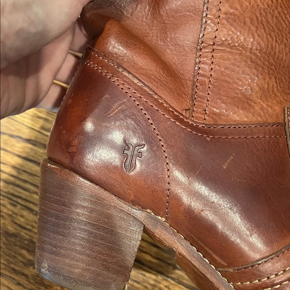Frye Chestnut Knee high Leather Boots - Picture 5 of 9